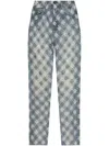 Amiri Ma-beaded Jeans In Blue