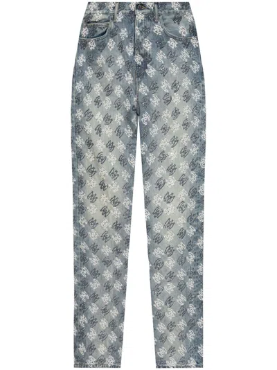 Amiri Ma-beaded Jeans In Multi