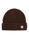 Amiri Ma Wool Beanie In Brown