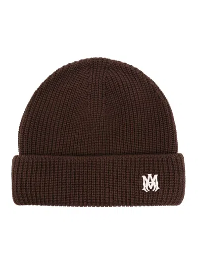 Amiri Ma Beanie In Brown
