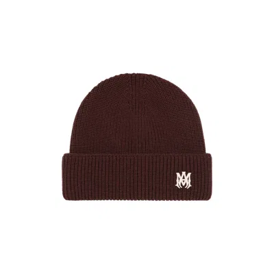Pre-owned Amiri Ma Beanie 'dark Brown' | Men's Size Onesize