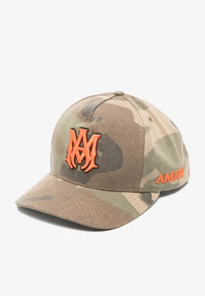 Amiri Ma Camouflage Baseball Cap In Multi