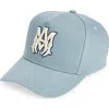 Amiri Ma Canvas Baseball Cap In Blue