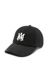 Amiri Ma Icon Embroidered Baseball Cap In Black
