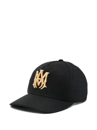 Amiri "ma" Canvas Hat Accessories In Black