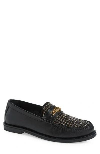 Amiri Ma Chain Penny Loafer In Black