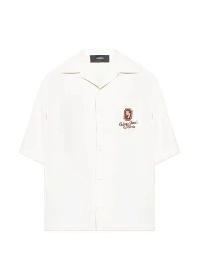 Amiri Ma Chateau Camp Shirt In White