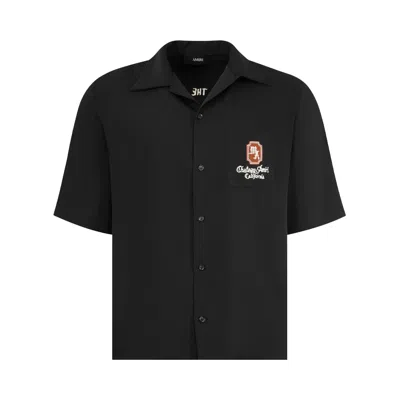 Pre-owned Amiri Ma Chateau Camp Shirt 'black' | Men's Size Xxl