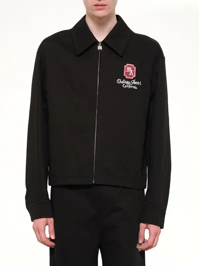 Amiri Elegant Chateau Oversized Jacket In Black