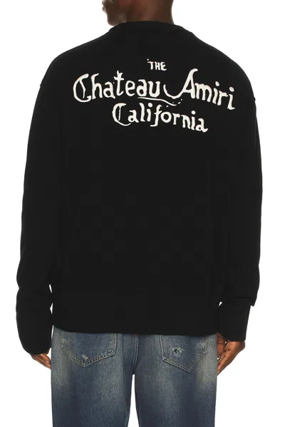 Amiri Ma Chateau Sweater In Black