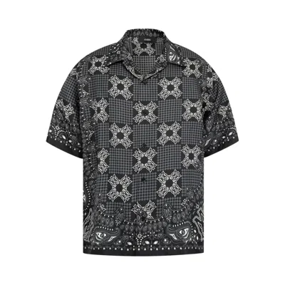 Pre-owned Amiri Ma Check Se Camp Shirt 'black' | Men's Size S