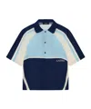 Amiri Ma Quad Panel Camp Shirt In Blue