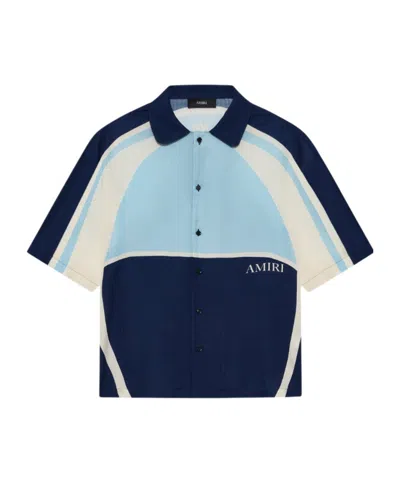 Amiri Ma Quad Panel Camp Shirt In Multi