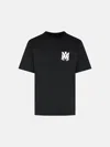 Amiri Jazz Wolf Black Crewneck T-shirt With Logo Lettering On The Front And Maxi Print On The Rear In Cott In Black