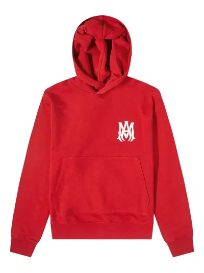 Amiri Ma Core Logo Hoodie In Red