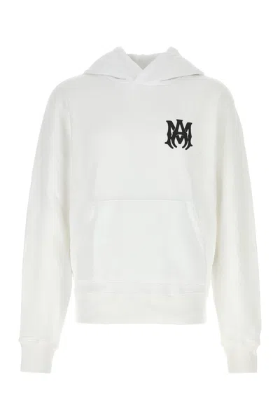 Amiri Ma Core Logo Hoodie-s Nd  Male In White
