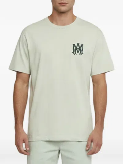 Pre-owned Amiri Ma Core Logo Print T-shirt In Green