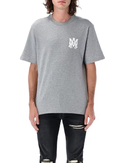 Amiri Ma Cotton Jersey T-shirt In Grey