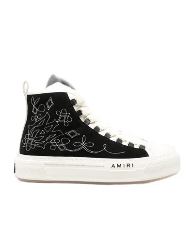 Amiri Ma Court Western High-top Sneakers In Multi
