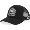 Amiri Ma Crest Trucker Hat In Black
