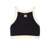 Amiri Cropped Tank Top Embroidered Logo
