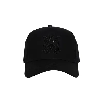 Pre-owned Amiri Ma Crystal Canvas Hat 'black Black' | Men's Size Onesize
