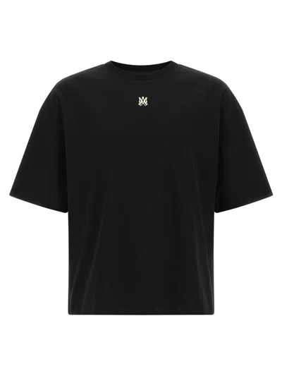 Amiri Ma Drop Logo Crew Neck T Shirt In Black