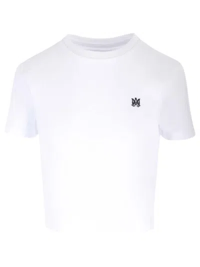 Amiri White 'ma' Embroidered Baby T-shirt