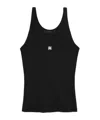Amiri Ma Embroidered Rib Vest In Black
