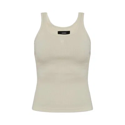 Pre-owned Amiri Ma Embroidery Tank 'alabaster' | White | Women's Size S