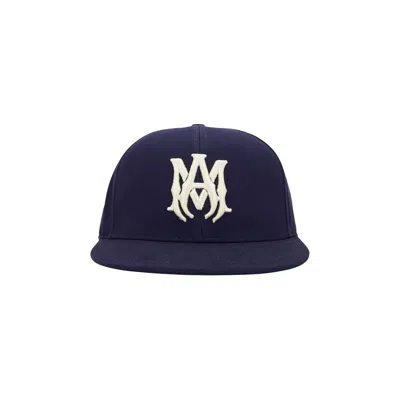 Pre-owned Amiri Ma Fitted Cap 'blue' | Men's Size L