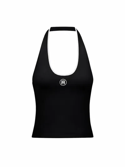 Amiri Ma Halter Top In Black