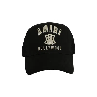 Pre-owned Amiri Ma Hollywood Trucker Hat 'black' | Men's Size Onesize