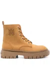 Amiri Ma Jumbo Suede Ankle Boots In Brown