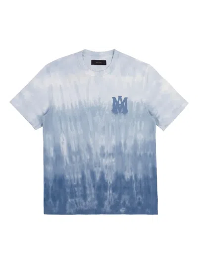 Amiri Ma Logo Dip Dye T-shirt In Blue
