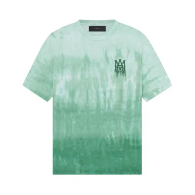 Pre-owned Amiri Ma Logo Dip Dye Tee 'mineral Green' | Men's Size Xxl