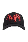 Amiri Man Hat Black Size Onesize Cotton In Black