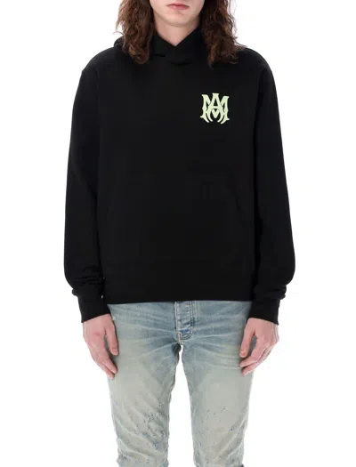 Amiri Ma Logo Hoodie In Black