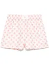 Amiri Ma Logo-print Shorts In Pink