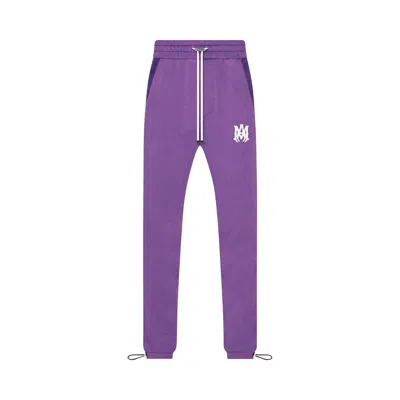 Pre-owned Amiri Ma Logo Sweatpants 'purple' | Men's Size Xxl