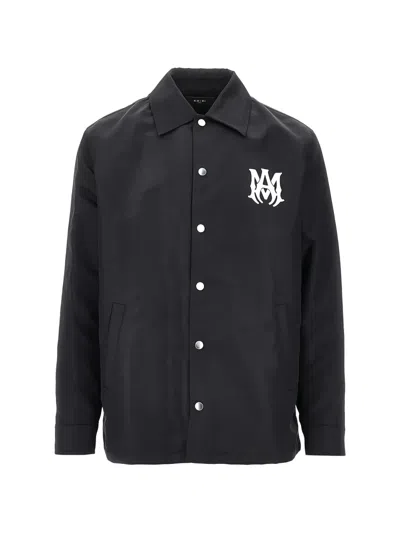 Amiri Ma Logo-print Jacket In Black