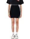 Amiri Ma Mini Skirt Knit Rib In Black
