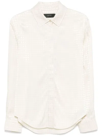 Amiri Ma-monogram Shirt In Neutrals