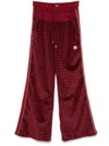 Amiri Ma-monogram Track Pants In Red