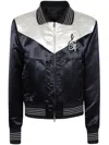 Amiri Jacket With Embroidery In Blue