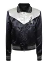 Amiri Jacket With Embroidery In Blue