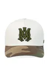 Amiri Ma Outline Camouflage Canvas Cap In Multi