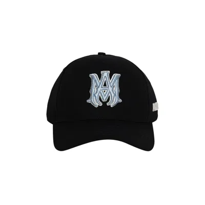 Pre-owned Amiri Ma Outline Canvas Hat 'black/blue' | Men's Size Onesize