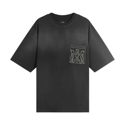 Pre-owned Amiri Ma Outline Oversized Tee 'black' | Men's Size M