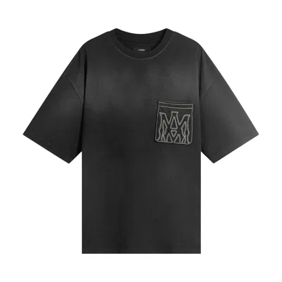 Pre-owned Amiri Ma Outline Oversized Tee 'black' | Men's Size S